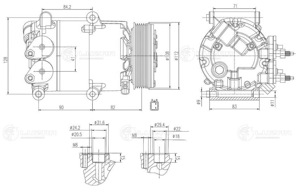 Compressor, air conditioning