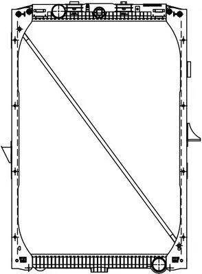 Radiator, engine cooling
