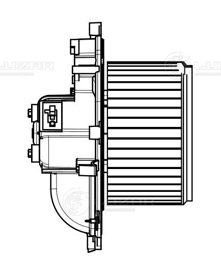 Electric Motor, interior blower