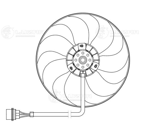 Fan, engine cooling