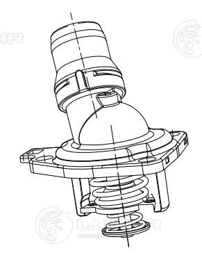 Thermostat, coolant