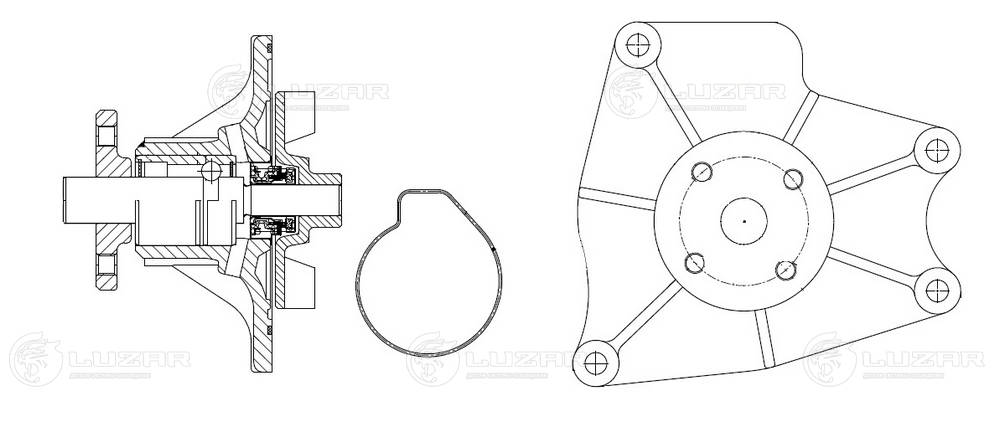 Water Pump, engine cooling