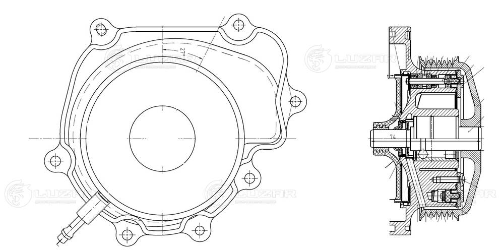 Water Pump, engine cooling
