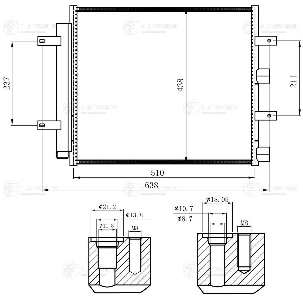 Condenser, air conditioning