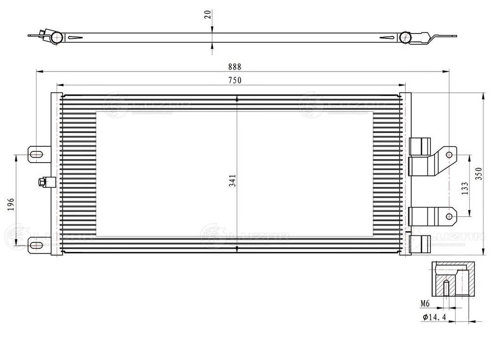 Condenser, air conditioning