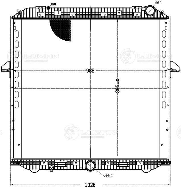 Radiator, engine cooling