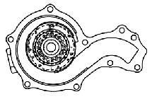 Water Pump, engine cooling
