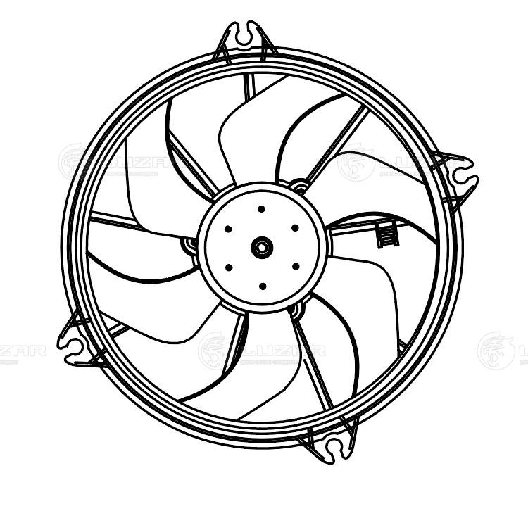 Fan, engine cooling
