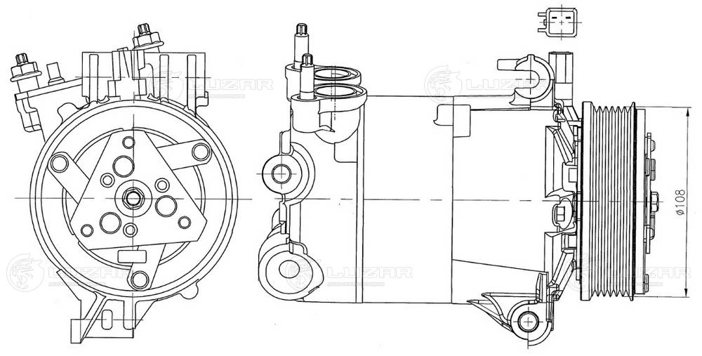 Compressor, air conditioning