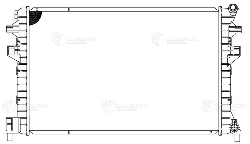 Radiator, engine cooling