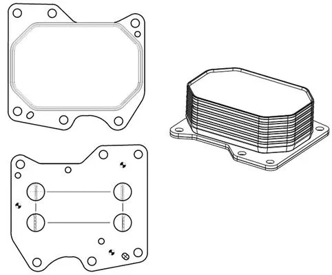 Oil Cooler, automatic transmission