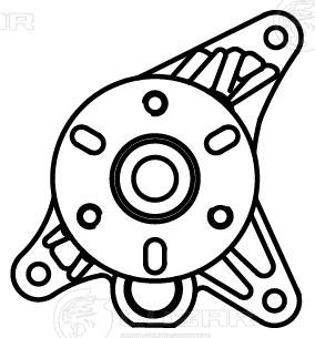 Water Pump, engine cooling (LWP 1013)