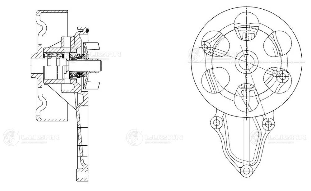 Water Pump, engine cooling