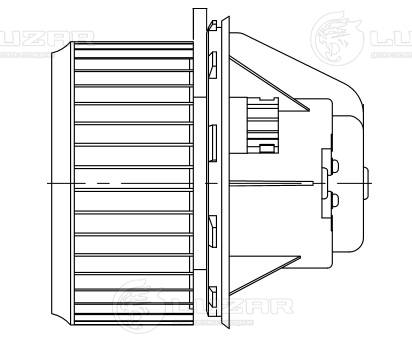 Electric Motor, interior blower