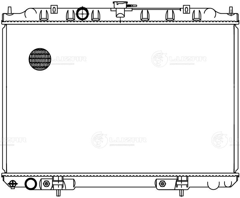 Radiator, engine cooling (LRc 1418)
