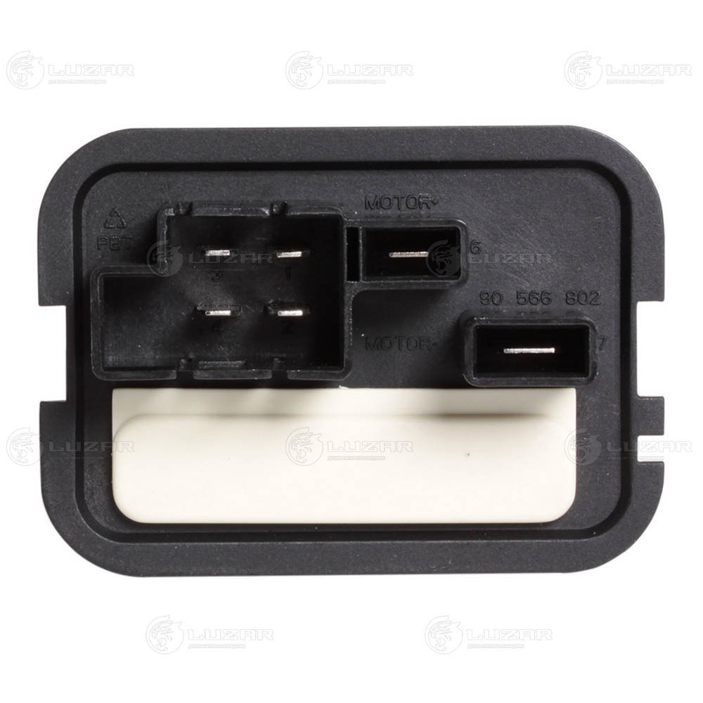 Resistor, interior blower