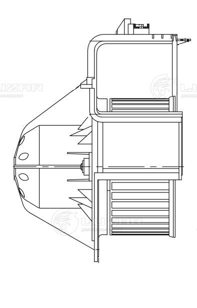 Electric Motor, interior blower