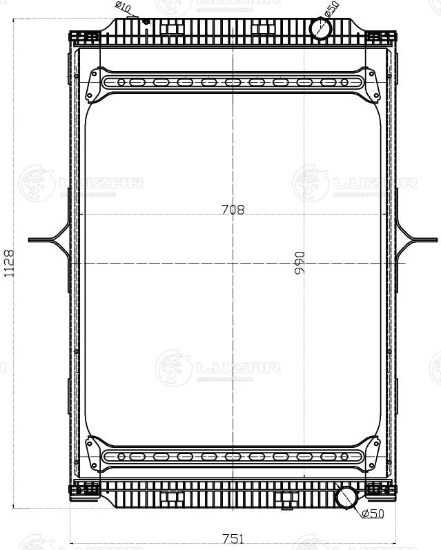 Radiator, engine cooling