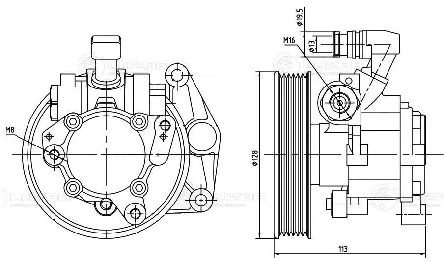 Hydraulic Pump, steering