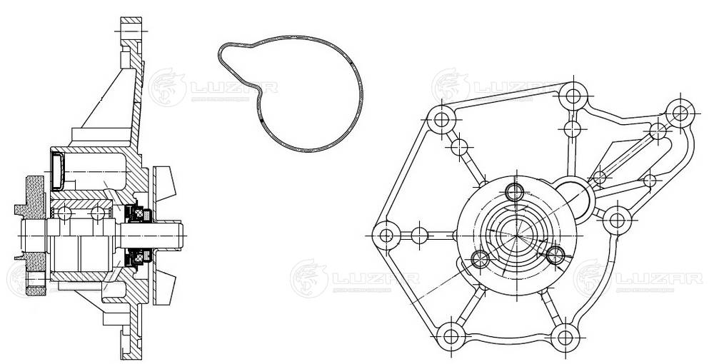 Water Pump, engine cooling
