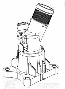 Thermostat, coolant (LT 1017)