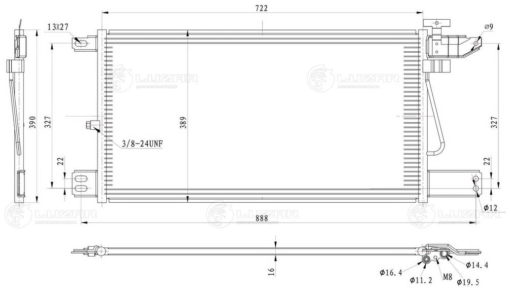 Condenser, air conditioning