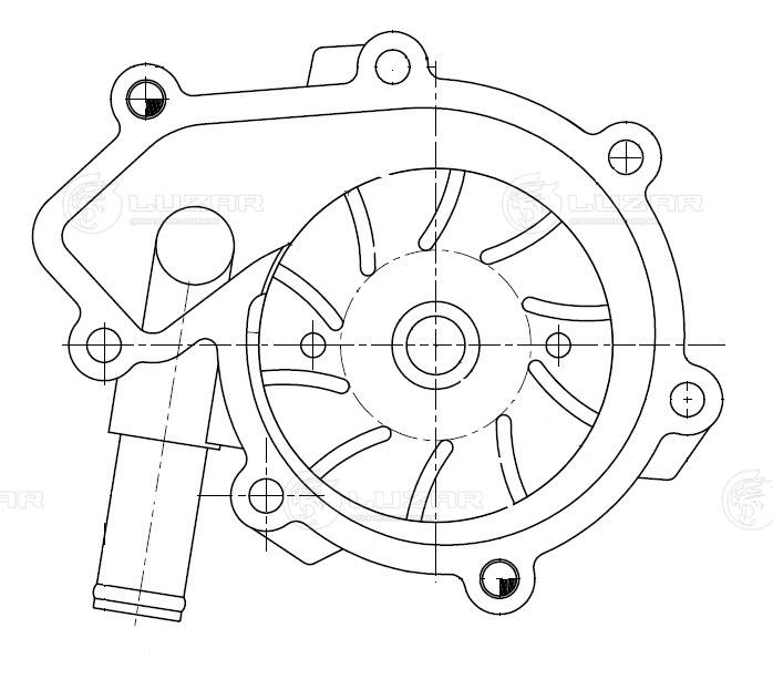 Water Pump, engine cooling