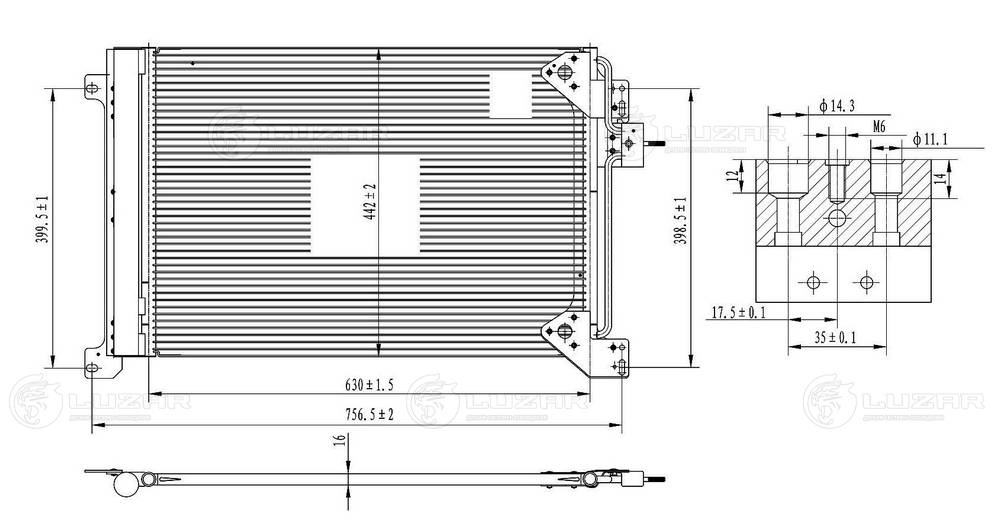Condenser, air conditioning