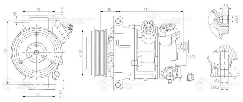 Compressor, air conditioning
