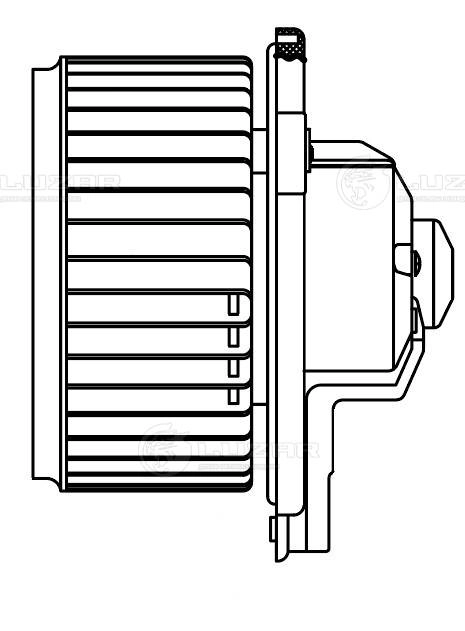 Electric Motor, interior blower