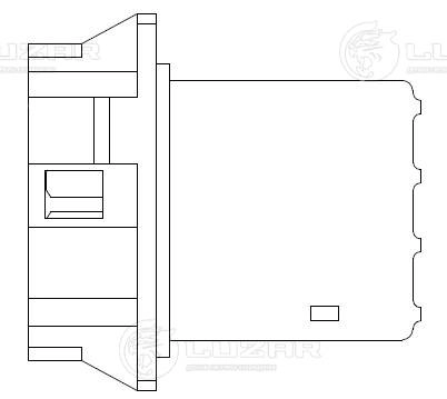 Resistor, interior blower