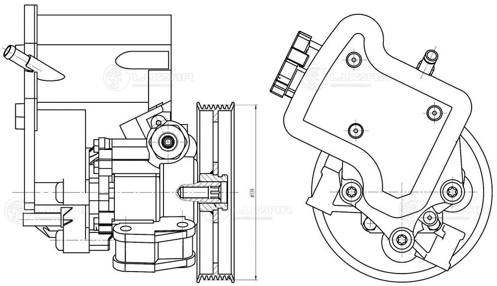 Hydraulic Pump, steering