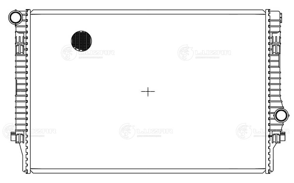 Radiator, engine cooling (LRc 1854)