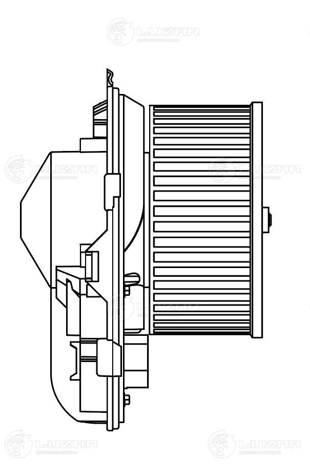 Electric Motor, interior blower