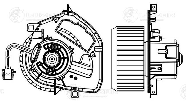 Electric Motor, interior blower (LFh 1838)