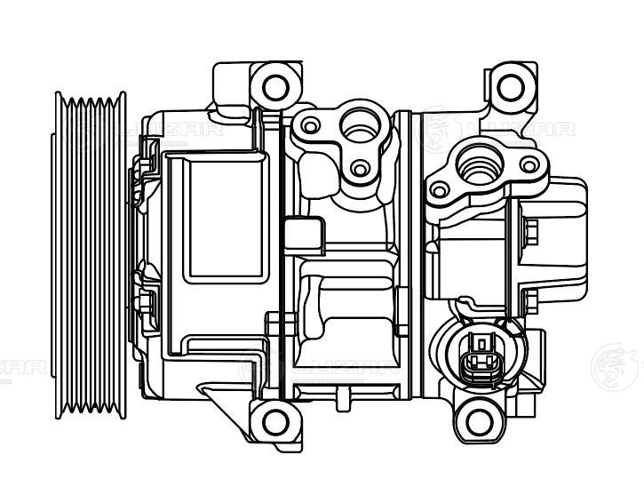 Compressor, air conditioning