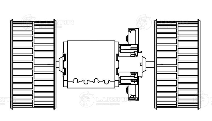Electric Motor, interior blower