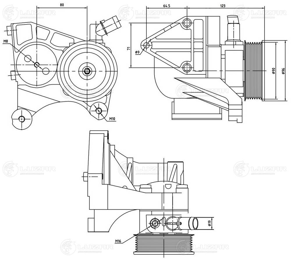 Hydraulic Pump, steering
