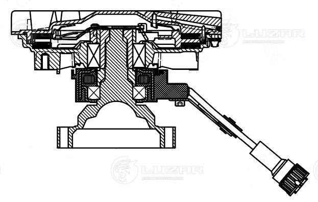 Clutch, radiator fan