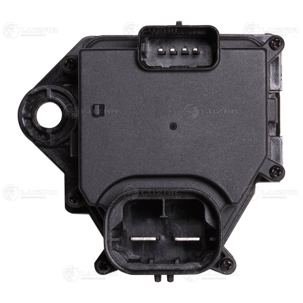 Series resistor, electric motor (radiator fan)