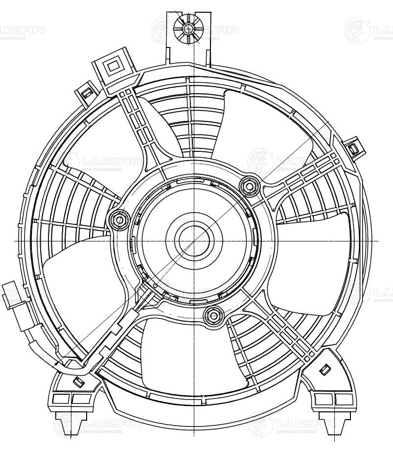 Fan, air conditioning condenser