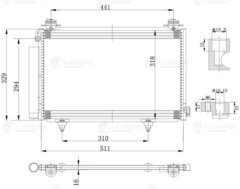 Condenser, air conditioning