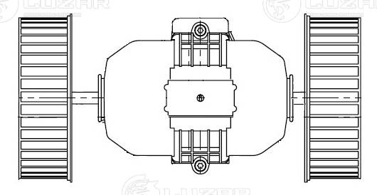 Electric Motor, interior blower