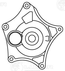 Water Pump, engine cooling (LWP 0557)