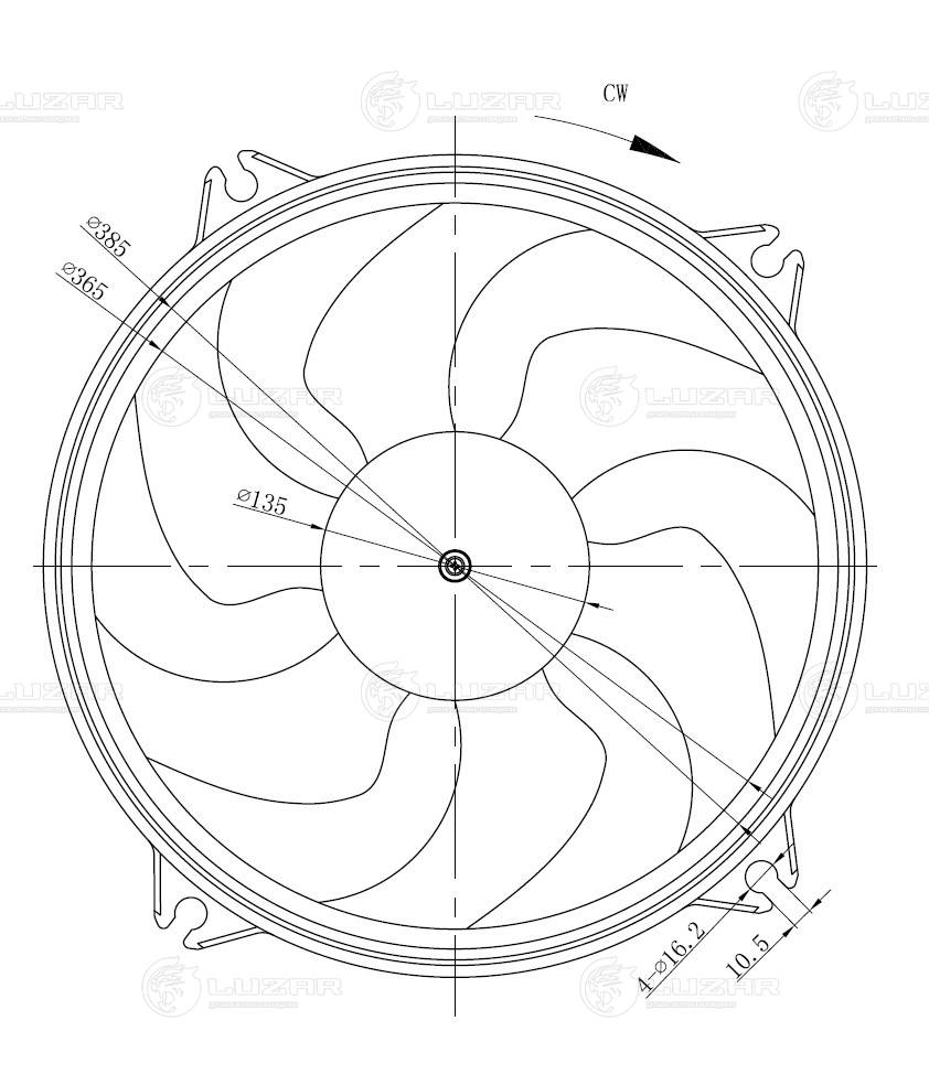 Fan, engine cooling