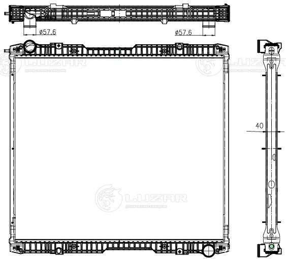 Radiator, engine cooling