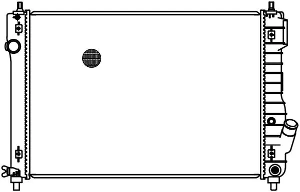 Radiator, engine cooling