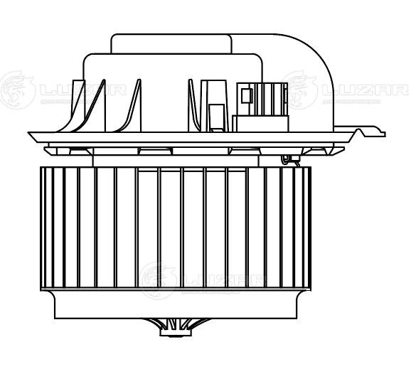 Electric Motor, interior blower