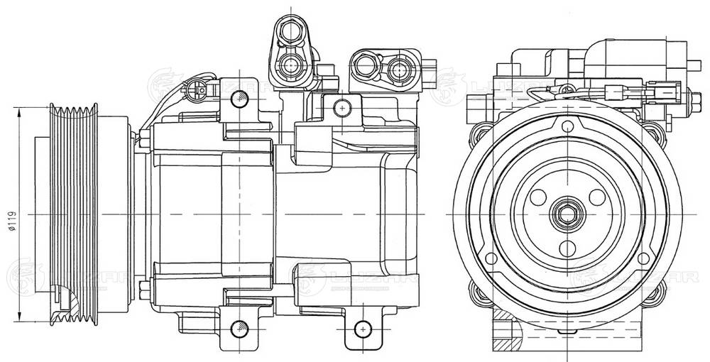 Compressor, air conditioning (LCAC 0828)