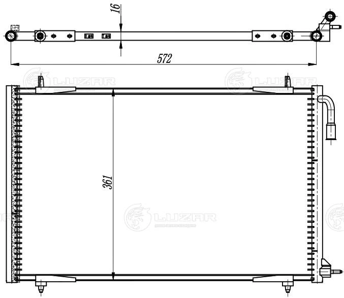 Condenser, air conditioning (LRAC 2009)